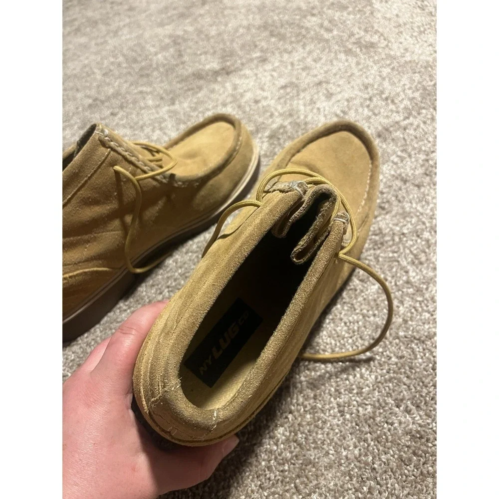 Lugz Chukka Boots Mens‎ Size 10 M Tan Brown Casual Shoes Lace Up